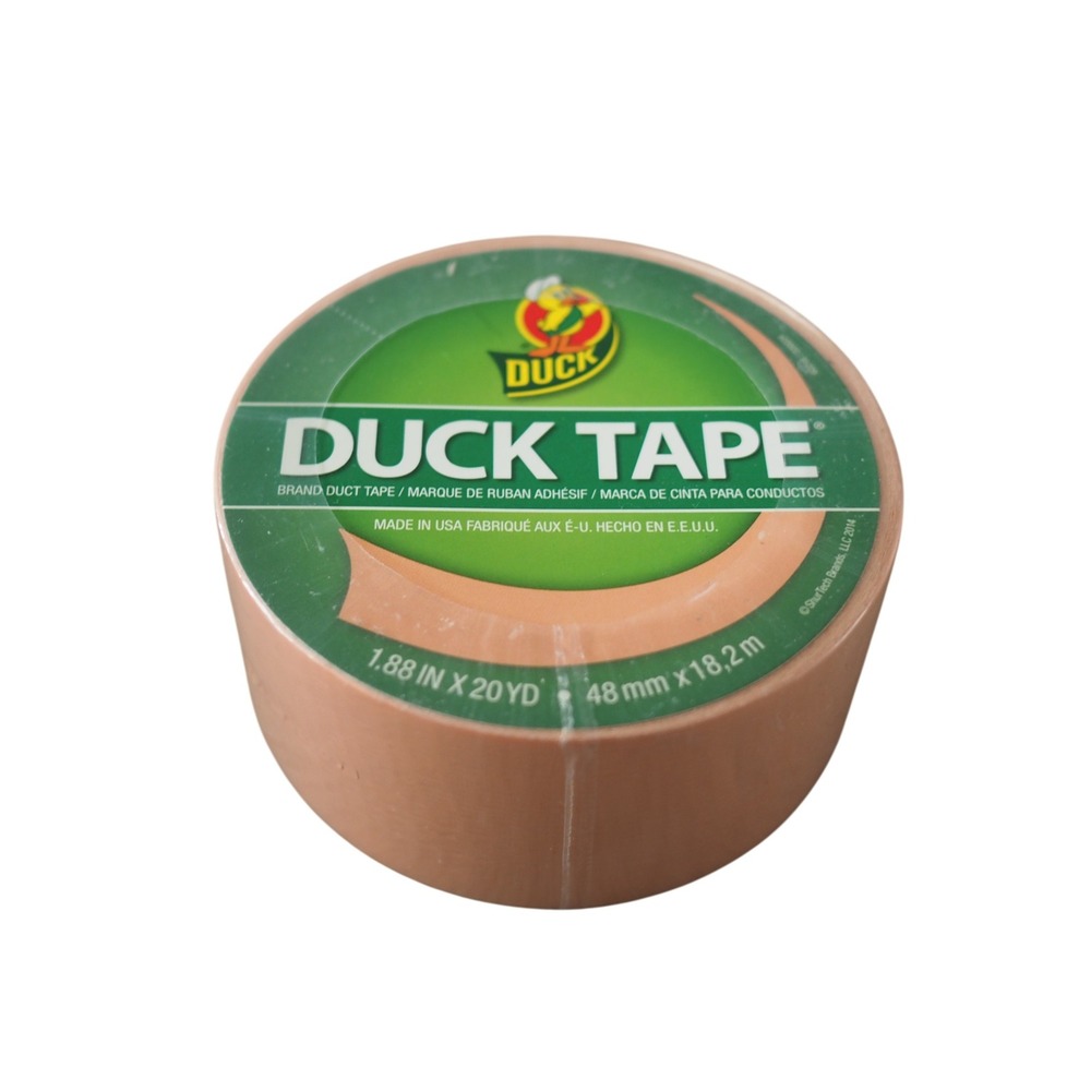 NEW Duck Brand Peach Coral Pink Duct Tape 1.88in x 20yd DIY Craft NEW Sealed
